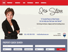 Tablet Screenshot of cochranerealestate.com